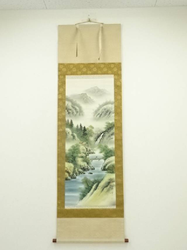 美品 掛け軸 林春雪作 春苑図 共箱 桜 蹴鞠 縁起物 美品 掛け軸 林春雪作 春苑図 共箱 桜 蹴鞠 縁起物 - 絵画