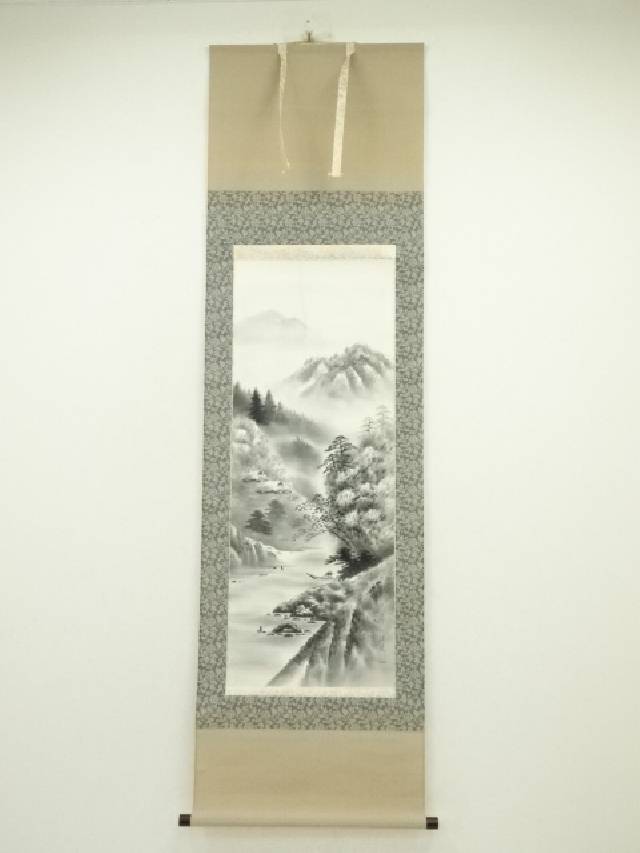 楽天市場】【中古】【書画】尾崎栖暉筆 虎 肉筆絹本掛軸【送料