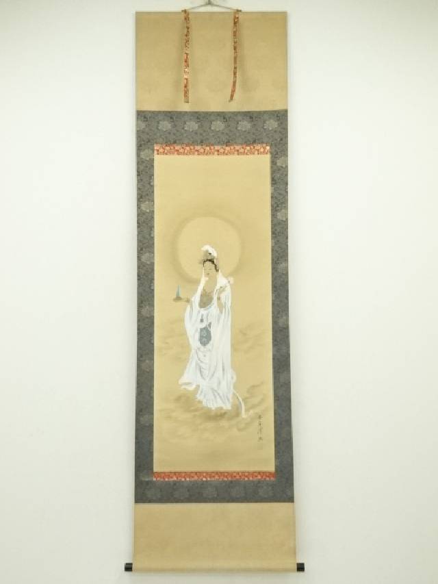 楽天市場】【中古】【書画】河田雲鳳筆 双鯉 肉筆絹本掛軸【送料