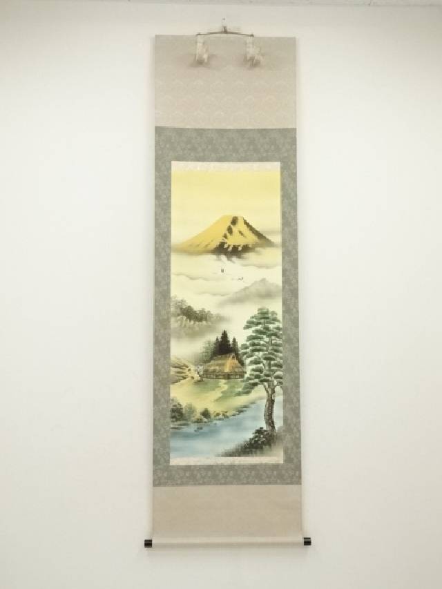 送料無料 イタリアローマ購入 肉筆絹本細密絵画 西洋骨董 楽天市場】【中古】【書画】石田雪外筆 風水富峰雄翔図 肉筆絹本