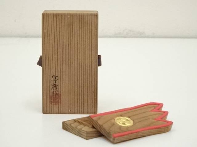 楽天市場】【中古】【香道】道和造 梵字蒔絵槐香合（共箱