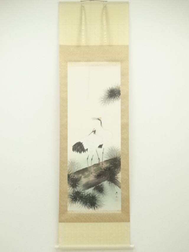 楽天市場】【中古】【書画】五十嵐春山筆 遊鯉 肉筆絹本掛軸（共