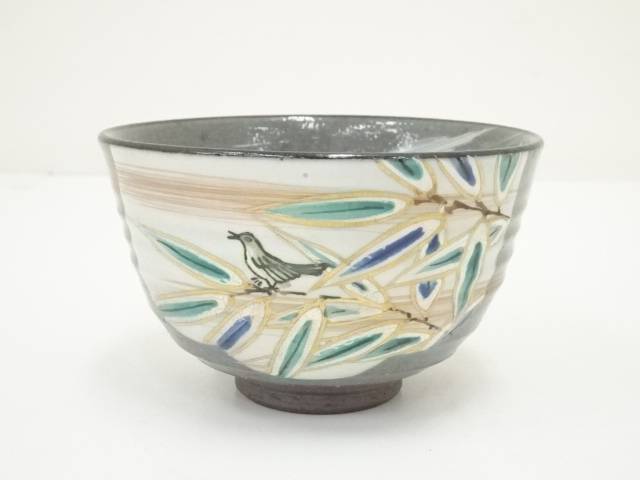 Ｒ７８６　茶碗　『京焼』『中村能久造』『金彩色絵青楓』　抹茶碗　共箱　茶道具 楽天市場】【中古】【茶道具】京焼 中村香菊造 金彩色絵柳橋茶碗