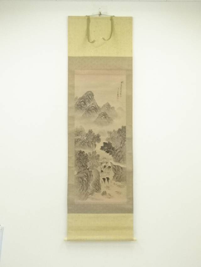 東城 掛軸 肉筆 書 紙本 楽天市場】【中古】【書画】竹峰筆 竹の雀 肉筆絹本掛軸（共箱