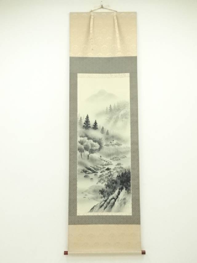 楽天市場】【中古】【書画】長谷川清堂筆 高砂 肉筆絹本掛軸（共