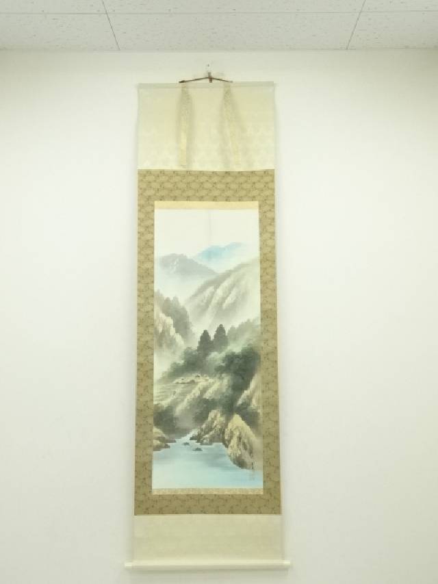 谷文弍筆　青緑山水　絹本肉筆　古美術　送料込み250502 谷文弍筆 青緑山水 絹本肉筆 古美術 送料込み250502 Yahoo