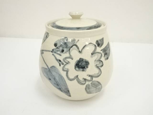 楽天市場】【中古】【茶道具】京焼 奥村考山造 伊羅保水指（共箱