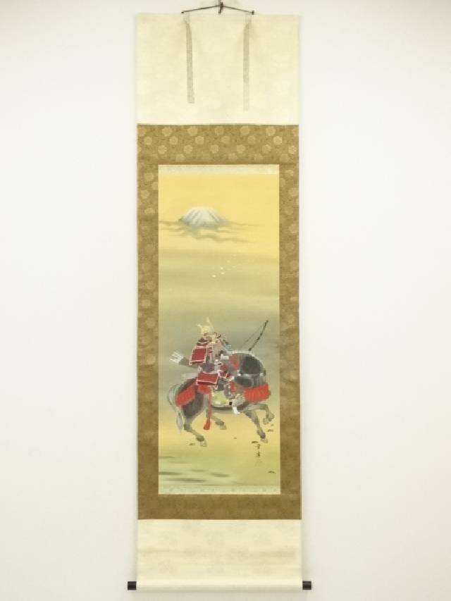 楽天市場】【中古】【書画】雪岳筆 水墨山水 肉筆絹本掛軸【送料