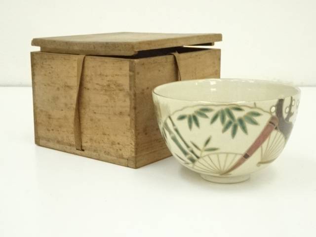 楽天市場】【中古】【茶道具】京焼 清閑寺窯 杉田祥平造 色絵