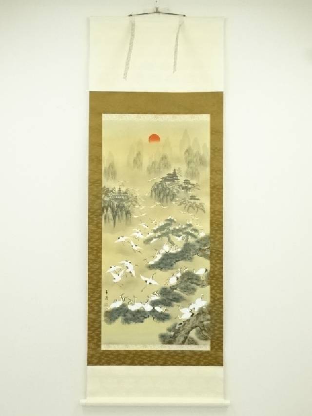 掛け軸 田中雲舟 四神相応図 絹本 希少 軸装 茶道具 掛軸 美品 です。 掛け軸 田中雲舟 四神相応図 絹本 希少 軸装 茶道具 掛軸 美品