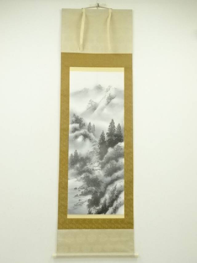 楽天市場】【中古】【タイムセール40%オフ】【書画】青晃筆 山水