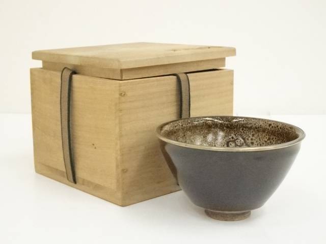 楽天市場】【中古】【茶道具】京焼 万代草山造 天目茶碗【送料