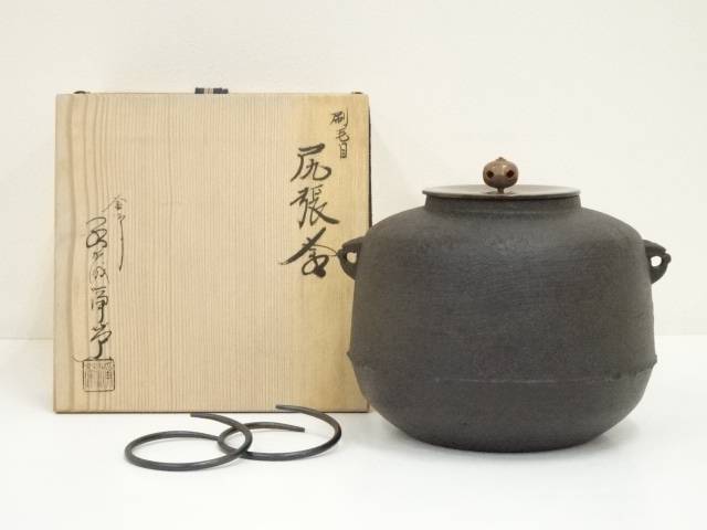 茶道具　釜師　須藤浄義　阿弥陀釜　未使用品 楽天市場】【中古】【茶道具】釜師 須藤浄義造 朝鮮釜（共箱