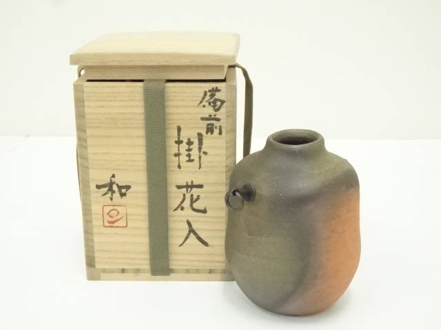 楽天市場】【中古】【華道】備前焼 無月窯造 砧花入（共箱