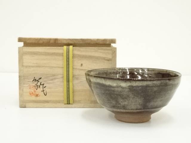 高取焼　豊泉窯　原史朗造　掛分茶盌　美品　共箱　茶道具　送料込 m13155896516_1.jpg?1718934680