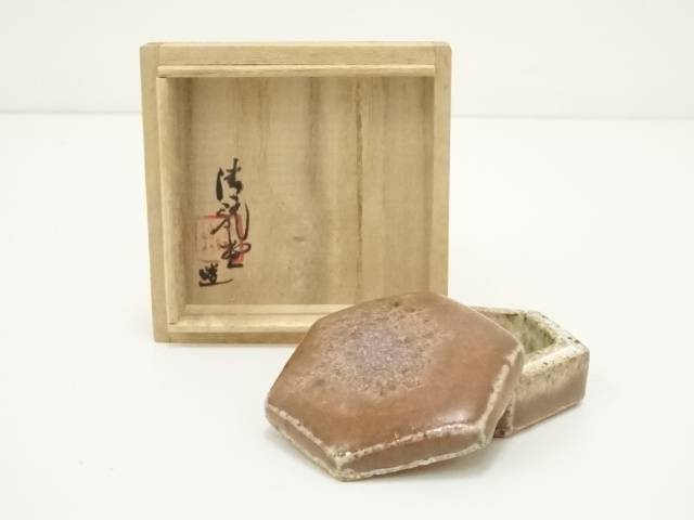 青磁 香合 古美術 古道具 茶道具 アンティーク 6948005_092.jpg