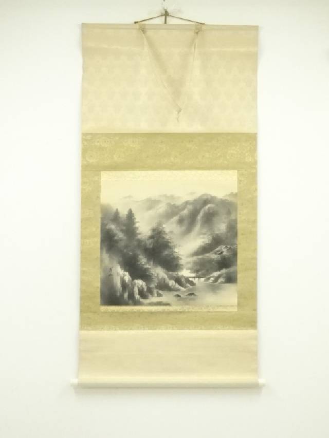 楽天市場】【中古】【書画】松浦瑞雲筆 竹雀 肉筆絹本掛軸（共箱