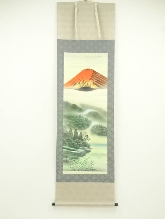 【真筆】掛け軸 掛軸　竹に雀◆松浦瑞雲　共箱・タトウ箱付 楽天市場】【中古】【書画】松浦瑞雲筆 竹雀 肉筆絹本掛軸（共箱
