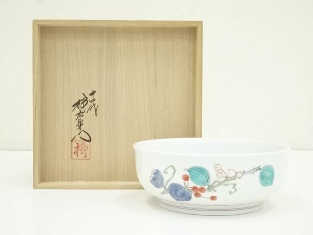 楽天市場】【中古】【陶芸・陶器】人間国宝 井上萬二造 白磁彫文