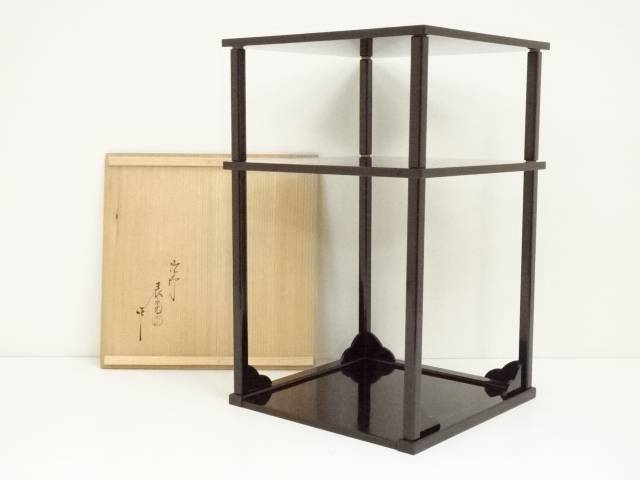 楽天市場】【中古】【茶道具】塗師 川瀬表完造 円能斎好吉野棚
