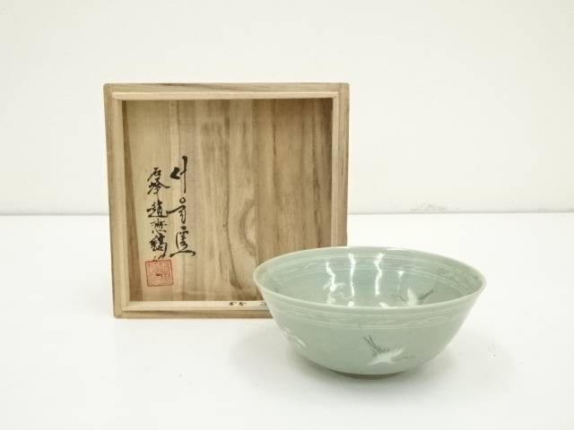 楽天市場】【中古】【茶道具】鳥嶺窯 徐仙吉造 高麗茶碗（共箱