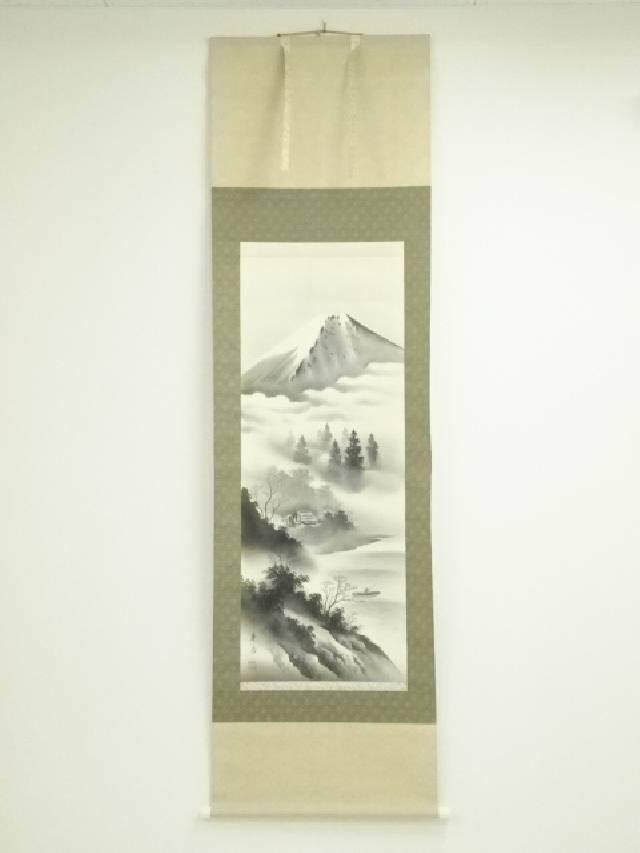 掛け軸 秀峰 朝顔に鮎 絹本 希少 軸装 茶道具 掛軸 美品 です。 楽天市場】【中古】【書画】秀峰筆 朝顔に鮎 肉筆絹本掛軸（箱付