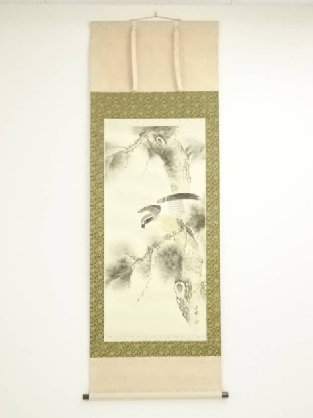 掛け軸 秀峰 朝顔に鮎 絹本 希少 軸装 茶道具 掛軸 美品 です。 掛け軸 秀峰 朝顔に鮎 絹本 希少 軸装 茶道具 掛軸 美品 です。