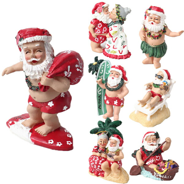 楽天市場】ハワイアンサンタ ダッシュボードドール【ハワイ ハワイアン