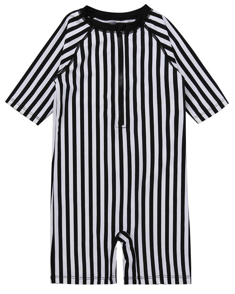 キッズ 水着 スイムウエア 男の子 女の子 Turtledove London ボーダー モノトーン Uvカット インポート ブランド ワンピース オールインワン ユニセックス かわいい おしゃれ モード 80 90 95 100cm お揃い おそろい 子供 子ども こども エコ サステナブル リサイクル