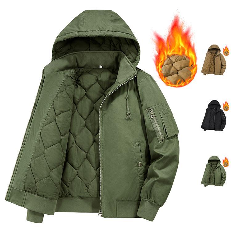 ミリタリー上衣 メンズ 山岳パーカー 中綿上衣 山登り アウトドア 冬服 朦々たる ボンネット 防寒着 秋冬