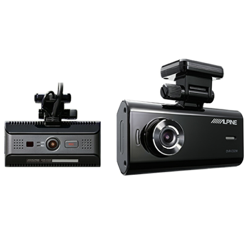 ドラレコ フロントカメラ ルームカメラ 2カメラ ドライブレコーダー Alpine 前方 Dvr C02w車用品 バイク用品 2つのカメラで前方と車内を同時に撮影 録画 アルパイン カーナビ カーエレクトロニクス 駐車監視 アルパイン 車内 録画 おすすめ 新品 Dvr C02w ニューズ