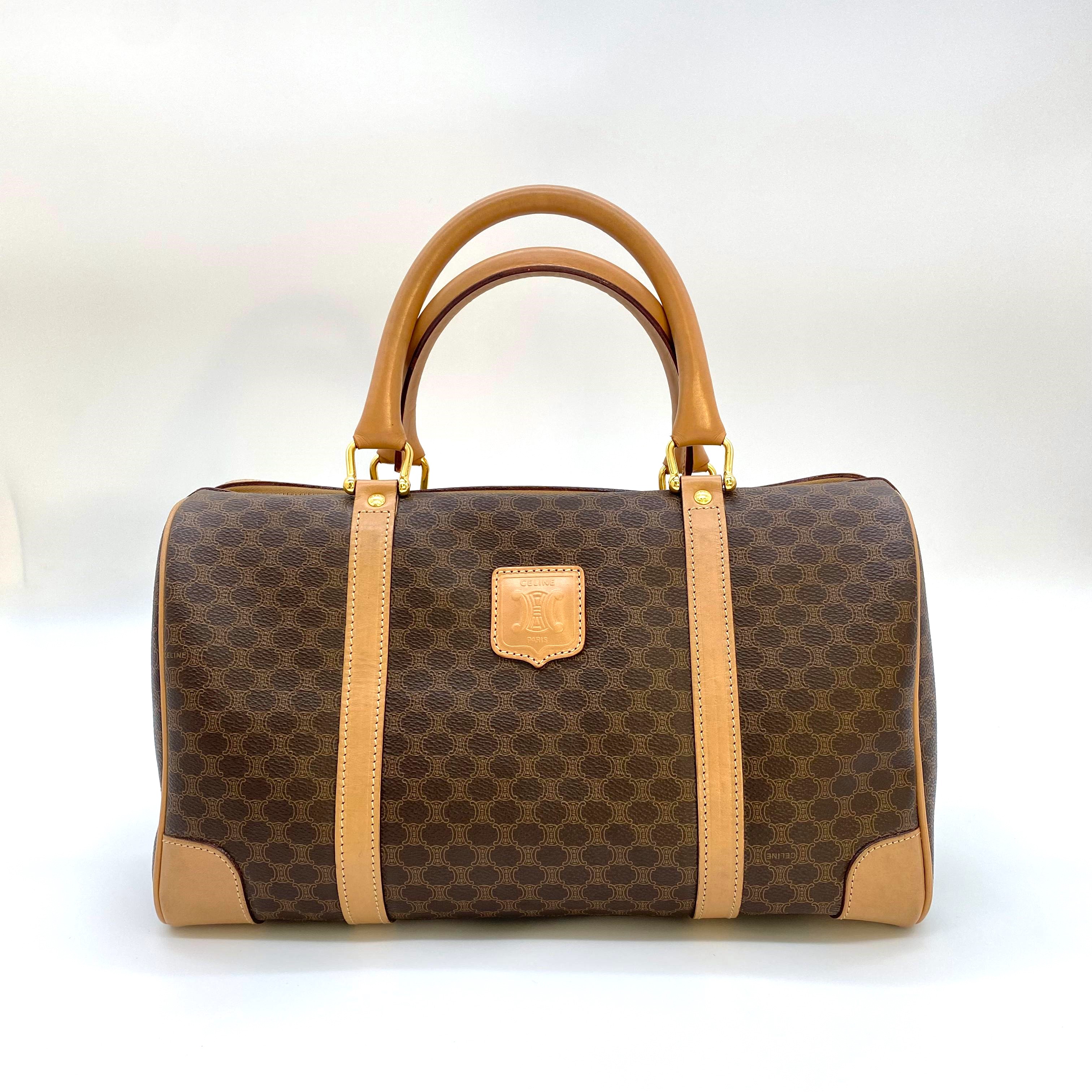 【楽天市場】CELINE セリーヌ マカダム柄 M14 ボストン ボストンバッグ 【中古】：Clockwise【クロックワイズ】