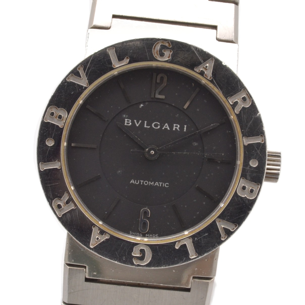 BVLGARI ブルガリ ブルガリブルガリ BB30SS 自動巻き ブラック文字盤 ステンレス メンズ腕時計 【希少品】 【中古】｜Clockwise【クロックワイズ】