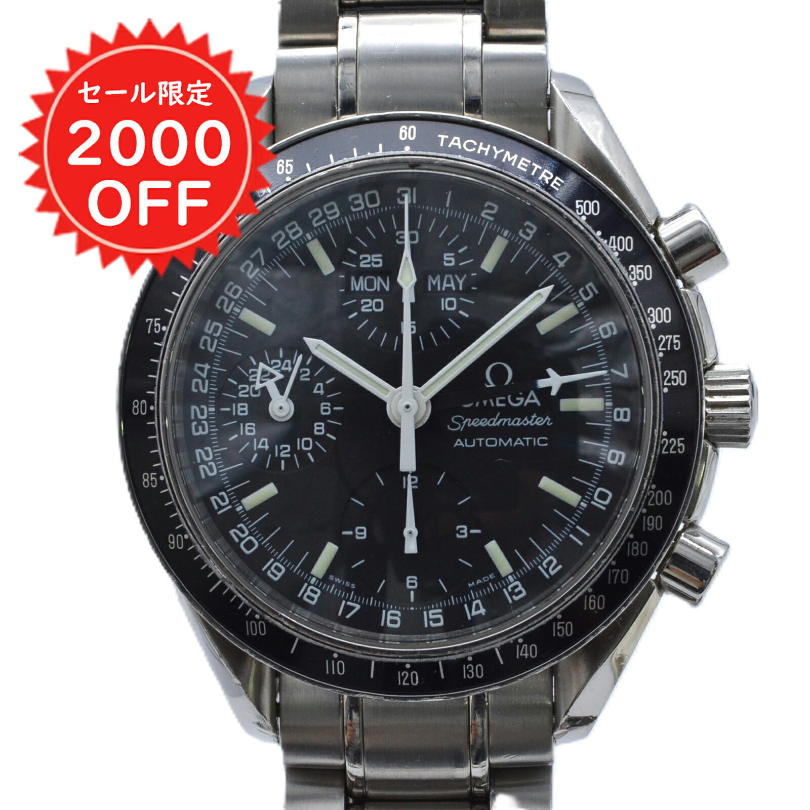 オメガ　スピードマスター　デイト　3511.50 クロノグラフ　自動巻き　腕時計 楽天市場】☆良品【OMEGA】オメガ スピードマスター デイト