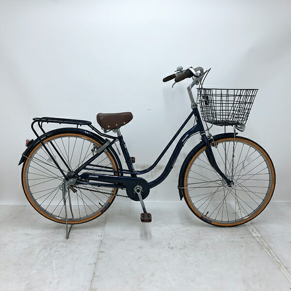 【クーポン対象】中古 自転車 激安 軽快車 国内メーカー minette 26インチ 内装3段 整備士点検済み