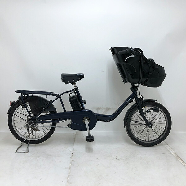 【クーポン対象】中古 自転車 激安 子供乗せ小径電動アシスト パナソニック Gyutto 20インチ 内装3段 整備士点検済み