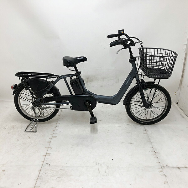 【引き換え証客体】中古 銀輪 激安 赤ちゃん乗せ相応う小みち電動助けること パナソニック Gyutto ANNYS 20in 室内装飾3段 保全士読み合わせる済み