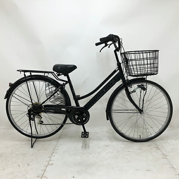 【クーポン対象】中古 自転車 激安 軽快車 国内メーカー MAGNUS 26インチ 外装6段 整備士点検済み