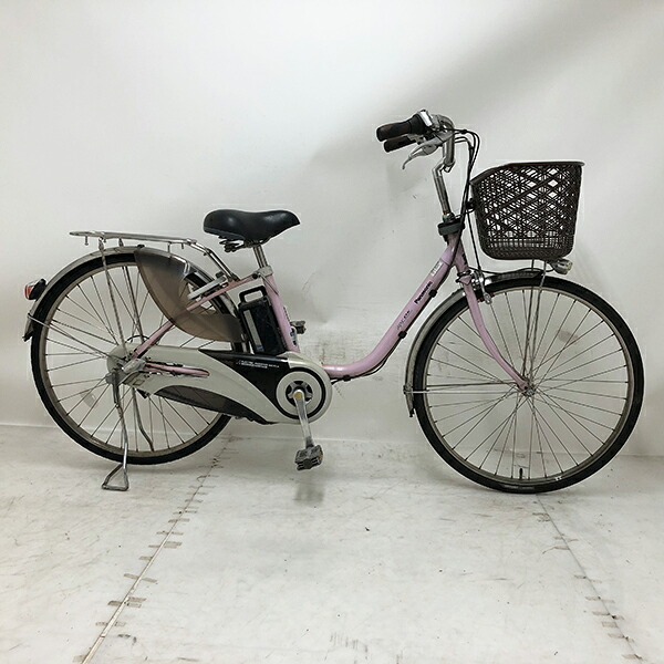 【クーポン対象】中古 自転車 激安 電動アシスト パナソニック VIVI DX 26インチ 内装3段 整備士点検済み