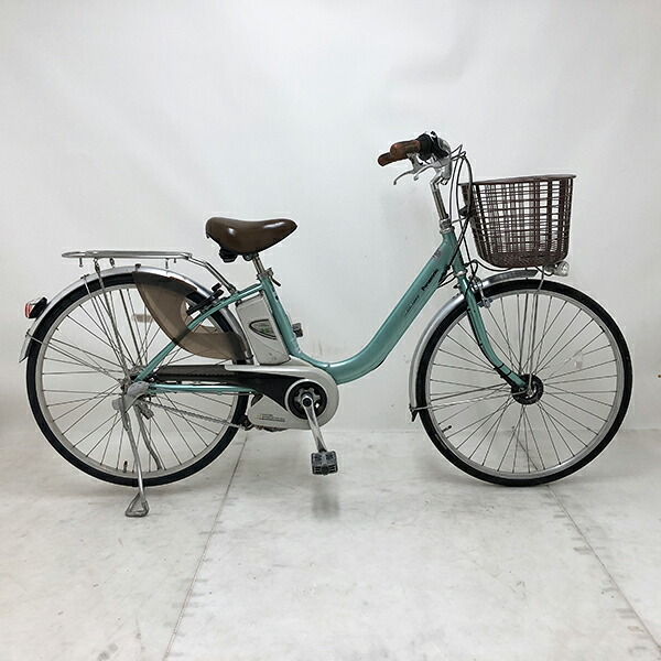 【クーポン対象】中古 自転車 激安 電動アシスト パナソニック VIVI LIGHT U 26インチ 内装3段 整備士点検済み