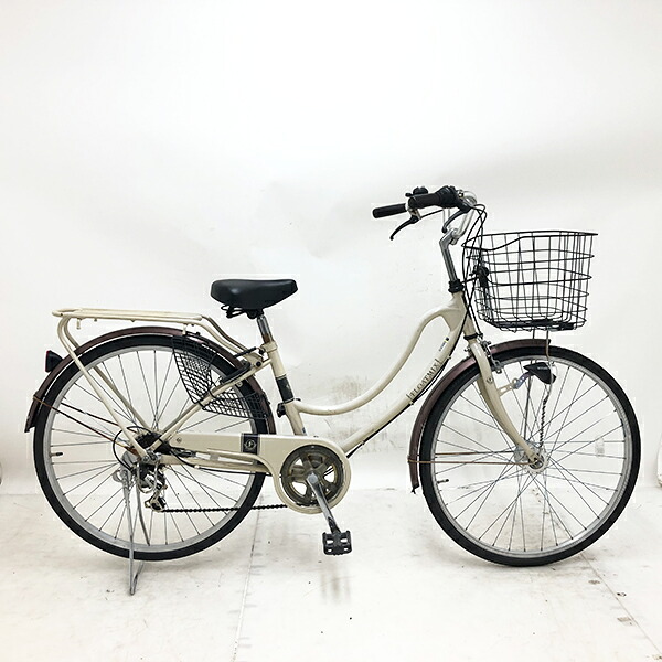 【クーポン対象】中古 自転車 激安 軽快車 marukin FLOATMIX 26インチ 外装6段 整備士点検済み｜NEW ＆ REUSE 店
