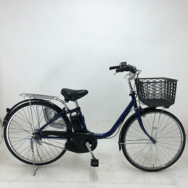 【クーポン対象】【充電器新品】中古 自転車 激安 電動アシスト パナソニック 26インチ 内装3段 整備士点検済み