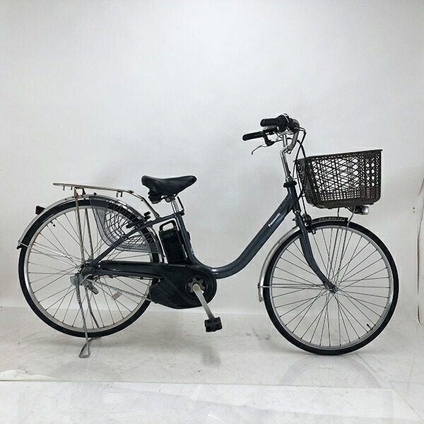【クーポン対象】中古 自転車 激安 電動アシスト パナソニック 26インチ 内装3段 整備士点検済み