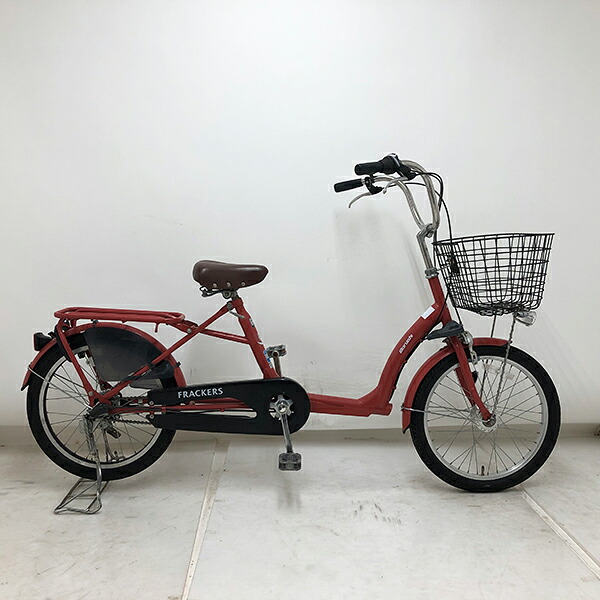 【クーポン対象】中古 自転車 激安 子ども乗せ自転車 maruishi FRACKERS 20インチ 内装3段 整備士点検済み｜NEW ＆ REUSE 店