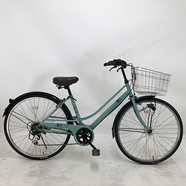 【クーポン対象】中古 自転車 激安 シティサイクル 国内メーカー CARG. Smart style 26インチ 外装6段 整備士点検済み