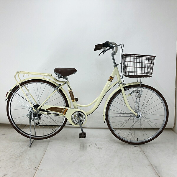 【クーポン対象】中古 自転車 激安 軽快車 国内メーカー Merletto 27インチ 外装6段 整備士点検済み 15,214円