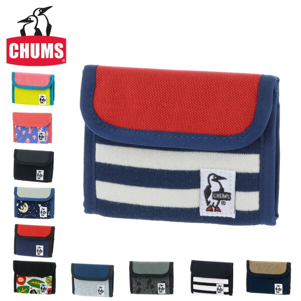 【SALE！20％OFF】チャムス　CHUMS　三つ折り財布　Sweat　あす楽　トライフォールドウォレット　メンズ　折財布　Wallet　Trifold　スウェットナイロン　NYLON　ネコポス可能　Nylon　ギフト　レディース　SWEAT　プレゼント　ch60-2688　ラッピング無料【2025sale】【chuss】