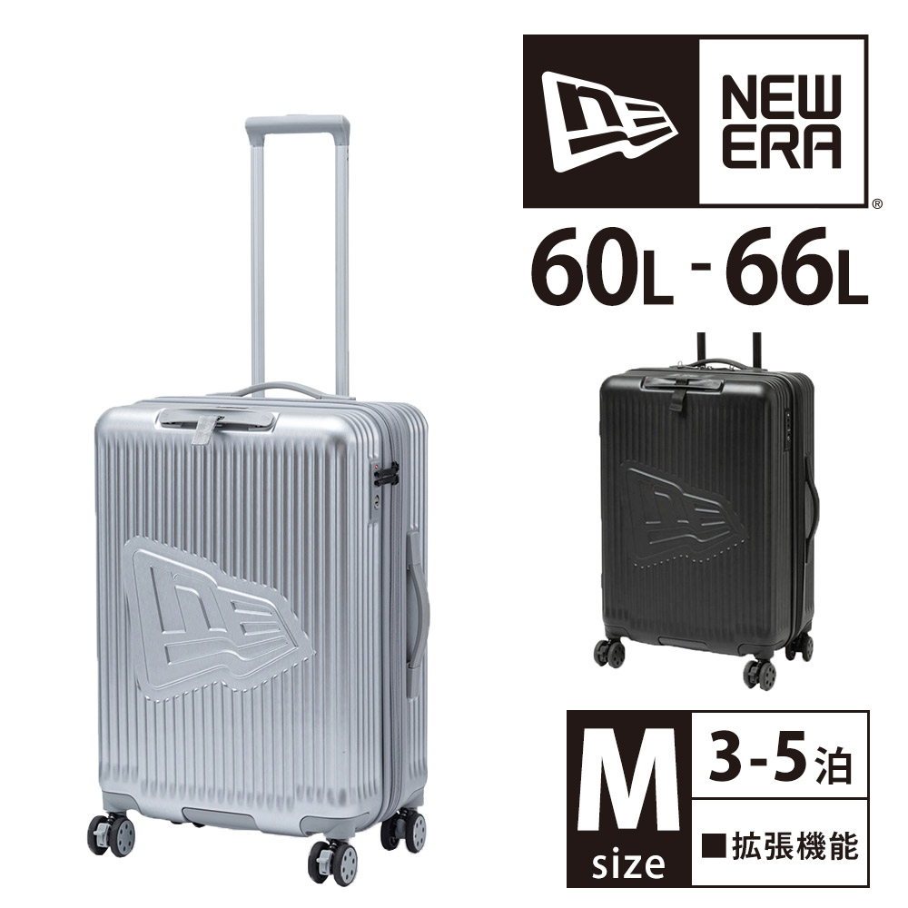 ニューエラ スーツケース キャリーケース ハード 旅行 中型 60L～66L 3泊～5泊 Mサイズ NEWERA ホイールキャリーケース ミディアム メンズ レディース ポイント10倍 送料無料 誕生日プレゼント ギフト