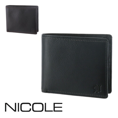 【4/10限定 最大P14倍】ニコル NICOLE！二つ折り財布 小銭入れなし 【MENDI III/メンディIII】 7308002(7305602) メンズ P10倍 |おしゃれ かわいい さいふ サイフ 収納 可愛い 記念日 財布 プレゼント ギフト ラッピング無料 一粒万倍日 吉日