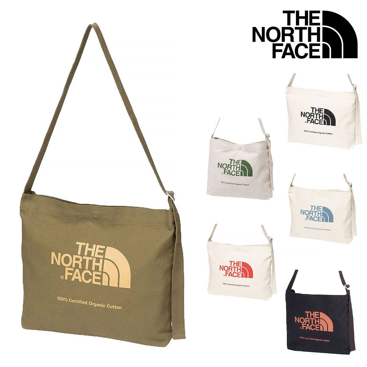 【カード利用で最大P12倍】ノースフェイス バッグ ショルダーバッグ THE NORTH FACE ライフスタイル オーガニックコットンミュゼット A4サイズ B5サイズ nm82387 メンズ レディース 誕生日プレゼント プレゼント ラッピング nwar